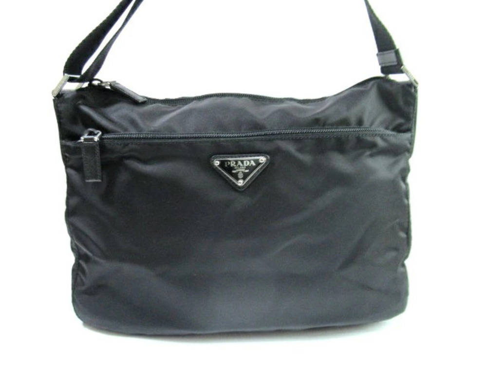 Prada Tessuto Bag Shoulder Black